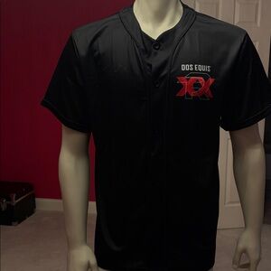 Black Men's Jersey Shirt